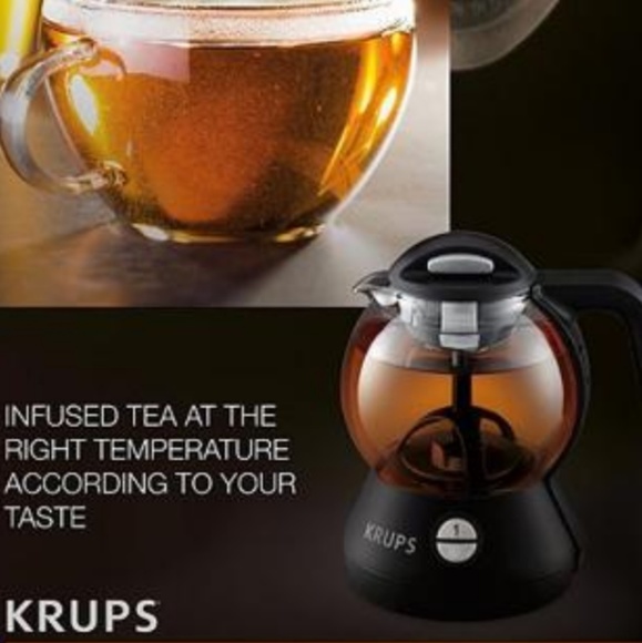 Krups Kitchen Krups Fl728 Personal Glass Tea Kettle With Inte